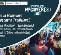 CARRASEGARE MACUMERESU – MACOMER – SABATO 16 FEBBRAIO e 2 MARZO 2019