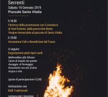 SU FOGADONI DE SANTU ANTONI – SERRENTI – SABATO 19 GENNAIO 2019