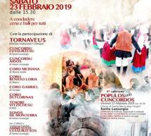 CANTIGOS IN CARRELA – SANTU LUSSURGIU – SABATO 23 FEBBRAIO 2019