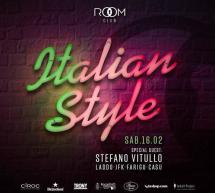 ITALIAN STYLE – ROOM  CLUB – CAGLIARI – SABATO 16 FEBBRAIO 2019