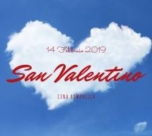 CENA DI SAN VALENTINO – HOTEL PANORAMA – CAGLIARI – GIOVEDI 14 FEBBRAIO 2019