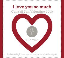 CENA DI SAN VALENTINO – VILLA FANNY – CAGLIARI – GIOVEDI 14 FEBBRAIO 2019