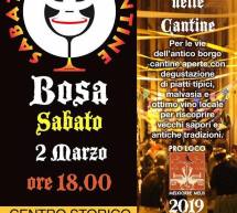 SABATO DELLE CANTINE – BOSA – SABATO 2 MARZO 2019