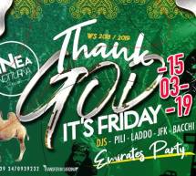 THANK GOD IT’S FRIDAY – LINEA NOTTURNA – CAGLIARI – VENERDI 15 MARZO 2019