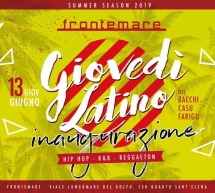 GIOVEDI LATINO – FRONTEMARE – QUARTU SANT’ELENA – GIOVEDI 13 GIUGNO 2019