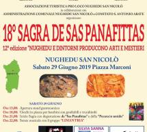 SAGRA DE SAS PANAFITTAS – NUGHEDU SAN NICOLO’ – SABATO 29 GIUGNO 2019