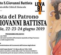 FESTA DI SAN GIOVANNI BATTISTA -SINISCOLA -22-23-24 GIUGNO 2019