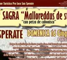 6° SAGRA MALLOREDDUS DE STUA – SAN SPERATE – DOMENICA 16 GIUGNO 2019