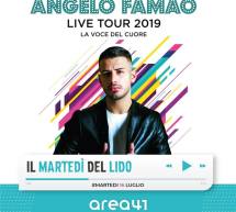 ANGELO FAMAO LIVE TOUR 2019 – AREA 41 BEACH CLUB – LIDO – CAGLIARI – MARTEDI 16 LUGLIO 2019