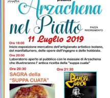 ARZACHENA NEL PIATTO – SAGRA DELLA ZUPPA CUATA – GIOVEDI 11 LUGLIO 2019