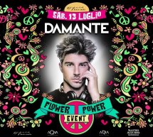 FLOWER POWER EVENT – ANDREA DAMANTE – OPERA BEACH ARENA -QUARTU SANT’ELENA – SABATO 13 LUGLIO 2019