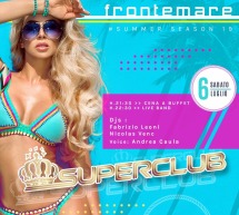 SABATO SUPERCLUB – FRONTEMARE – QUARTU SANT’ELENA – SABATO 6 LUGLIO 2019