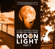 MOON LIGHT – IS CANALEDDUS BEACH CLUB – MARI PINTAU – QUARTU SANT’ELENA- SABATO 6 LUGLIO 2019