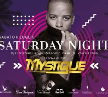 SATURDAY NIGHT – SPECIAL GUEST DJ MYSTIQUE- JINNY BEACH – QUARTU SANT’ELENA- SABATO 6 LUGLIO 2019