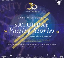 SATURDAY VANITY STORIES – JINNY BEACH – QUARTU SANT’ELENA – SABATO 13 LUGLIO 2019