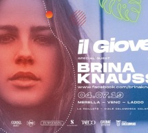 IL GIOVEDI DELLA PAILLOTE – SPECIAL GUEST BRINA KNAUSS – CAGLIARI – GIOVEDI 4 LUGLIO 2019