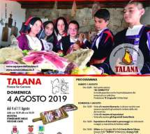 SAGRA DEL PROSCIUTTO – TALANA – DOMENICA 4 AGOSTO 2019