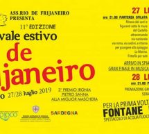 CARNEVALE ESTIVO – RIO DE FRIJANEIRO – CASTELSARDO – 27-28 LUGLIO 2019