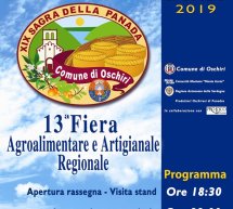 19° SAGRA DELLA PANADA – OSCHIRI – SABATO 20 LUGLIO 2019