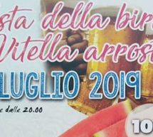 FESTA DELLA BIRRA E DELLA VITELLA ARROSTO -URAS – VENERDI 12 LUGLIO 2019