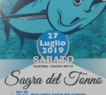 SAGRA DEL TONNO – STINTINO – SABATO 27 LUGLIO 2019