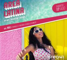 AREA LATINA – AREA 41 BEACH CLUB – LIDO – CAGLIARI – SABATO 17 AGOSTO 2019