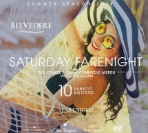 SATURDAY FARENIGHT – BELVEDERE BEACH – QUARTU SANT’ELENA- SABATO 10 AGOSTO 2019