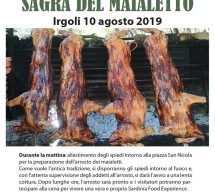 SAGRA DEL MAIALETTO -IRGOLI – DOMENICA 10 AGOSTO 2019