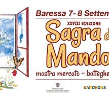 SAGRA DELLA MANDORLA – BARESSA- 7-8 SETTEMBRE 2019