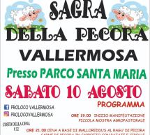 SAGRA DELLA PECORA – VALLERMOSA – SABATO 10 AGOSTO 2019