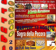 SAGRA DEI SAPORI DI SARDEGNA – MARRUBIU – SABATO 10 AGOSTO 2019