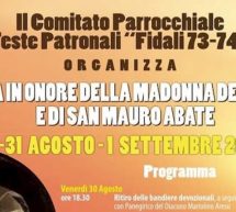 FESTA DELLA MADONNA DEL MARE E SAN MAURO ABATE – PALAU – 30 AGOSTO- 1 SETTEMBRE 2019