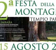 62° FESTA DELLA MONTAGNA- TEMPIO PAUSANIA- 14-15 AGOSTO 2019