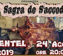 23° SAGRA DE S’ACCODRIU – PIMENTEL – SABATO 24 AGOSTO 2019