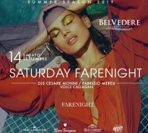 SATURDAY FARENIGHT – BELVEDERE BEACH -QUARTU SANT’ELENA – SABATO 14 SETTEMBRE 2019