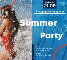 CLOSING SUMMER PARTY – FRONTEMARE – QUARTU SANT’ELENA – SABATO 21 SETTEMBRE 2019