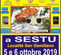 FESTIVAL DELLE PRO LOCO – SESTU – 5-6 OTTOBRE 2019