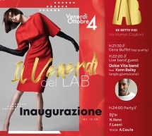 INAUGURAZIONE – IL VENERDI DEL LAB (EX SETTE VIZI) – CAGLIARI – VENERDI 4 OTTOBRE 2019