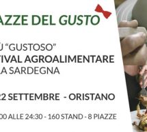 LE PIAZZE DEL GUSTO – ORISTANO – 20-22 SETTEMBRE 2019