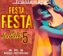 FESTA FESTA – FRONTEMARE – QUARTU SANT’ELENA – SABATO 5 OTTOBRE 2019