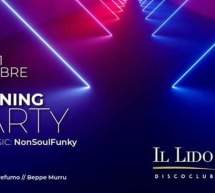 OPENING PARTY – IL LIDO – CAGLIARI – VENERDI 11 OTTOBRE 2019