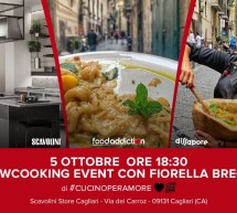 SHOW COOKING CON FIORELLA BREGLIA – CAGLIARI – SABATO 5 OTTOBRE 2019