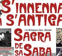 S’INNENNA A S’ANTIGA & SAGRA DE SA SABA – NORBELLO – DOMENICA 6 OTTOBRE 2019