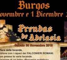 PRENDAS DE ADELASIA – BURGOS – 30 NOVEMBRE- 1 DICEMBRE 2019