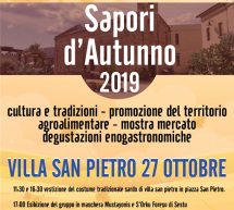 SAPORI D’AUTUNNO – VILLA SAN PIETRO – DOMENICA 27 OTTOBRE 2019