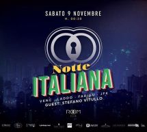 NOTTE ITALIANA – ROOM CLUB – CAGLIARI – SABATO 9 NOVEMBRE 2019