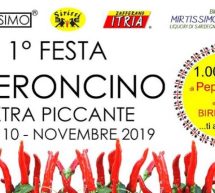 1° FESTA DEL PEPERONCINO EXTRA PICCANTE – TURRI – DOMENICA 10 NOVEMBRE 2019