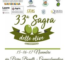 SAGRA DELLE OLIVE – GONNOSFANADIGA – 15-16-17 NOVEMBRE 2019