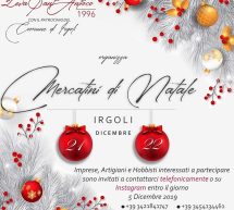 MERCATINI DI NATALE – IRGOLI – 21-22 DICEMBRE 2019