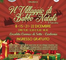 IL VILLAGGIO DI BABBO NATALE-  CARBONIA – 8-15-21-22 DICEMBRE 2019